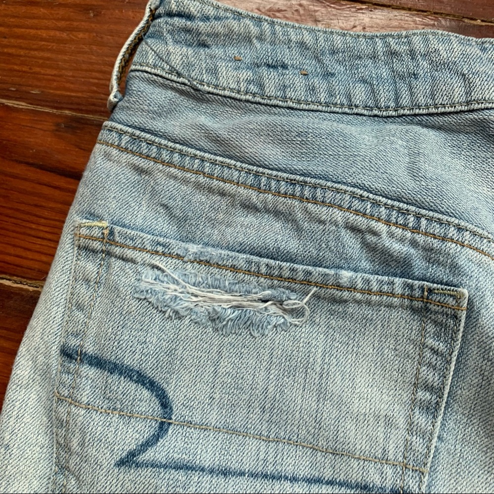 American Eagle Hi-Rise Festival Distressed Jean Shorts - Picture 8 of 11